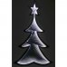 Χριστουγεννιάτικo Δεντράκι Ασημί με 3D Φωτισμό LED (110cm)